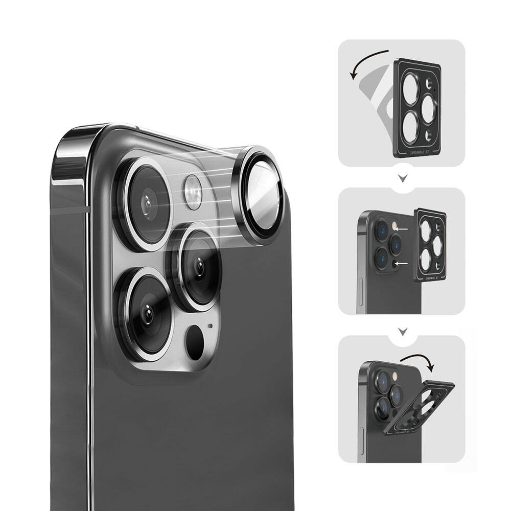 Apple iPhone 17 Pro​ Wiwu Lens Guard Metal Kamera Lens Koruyucu