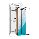 Apple iPhone 17 Pro Wiwu SQ-008 Oleofobik Easy Install Darbeye Karşı Dayanıklı Temperli Cam Ekran Koruyucu + Kolay Uygulama Aparatlı