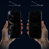 Apple iPhone 17 Pro Wiwu Wi-SQ009 Easy Install iPrivacy 360° Anti-Peep Oleofobik Temperli Cam Ekran Koruyucu + Kolay Uygulama Aparatlı