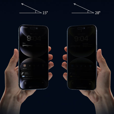 Apple iPhone 17 Pro Wiwu Wi-SQ009 Easy Install iPrivacy 360° Anti-Peep Oleofobik Temperli Cam Ekran Koruyucu + Kolay Uygulama Aparatlı