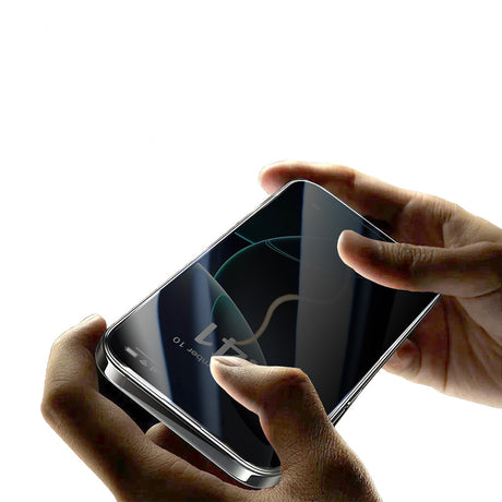 Apple iPhone 17 Zore 2.5D Oliv Privacy Temperli Cam Ekran Koruyucu + Kolay Uygulama Aparatı