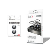 Apple iPhone 17 Zore CL-12 Premium Safir Parmak İzi Bırakmayan Anti-Reflective Kamera Lens Koruyucu