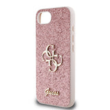 Apple iPhone 17E Kılıf Guess Orjinal Lisanslı 4G Büyük Metal Logolu Glitter Kapak