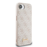 Apple iPhone 17E Kılıf Guess Orjinal Lisanslı 4G Desenli Script Metal Logolu Kapak
