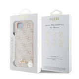 Apple iPhone 17E Kılıf Guess Orjinal Lisanslı 4G Desenli Script Metal Logolu Kapak