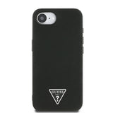 Apple iPhone 17E Kılıf Guess Orjinal Lisanslı M-safe Şarj Özellikli Grained Triangle Kapak