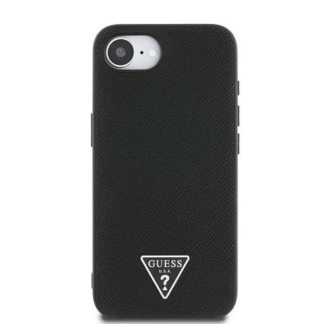 Apple iPhone 17E Kılıf Guess Orjinal Lisanslı M-safe Şarj Özellikli Grained Triangle Kapak