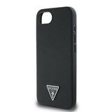 Apple iPhone 17E Kılıf Guess Orjinal Lisanslı M-safe Şarj Özellikli Grained Triangle Kapak