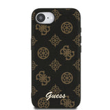 Apple iPhone 17E Kılıf Guess Orjinal Lisanslı M-safe Şarj Özellikli Yazı Logolu Peony Kapak