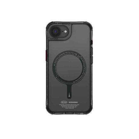 Apple iPhone 17E Kılıf M-safe Şarj Özellikli Şeffaf Airbag Tasarımlı Skinarma Saido Kapak
