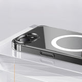 Apple iPhone 17E Kılıf M-safe Şarj Özellikli Şeffaf Sert PC Zore Embos Kapak