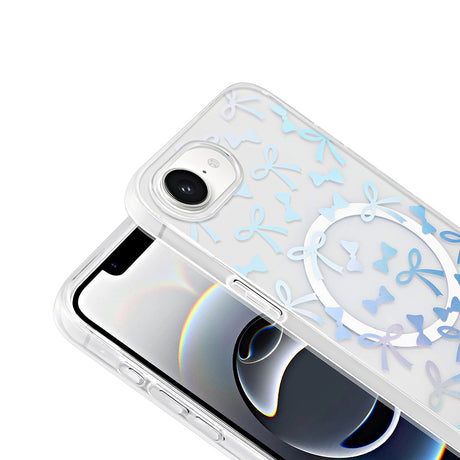 Apple iPhone 17E Kılıf M-Safe Şarj Özellikli Şeffaf Zore Folk Sert Kapak