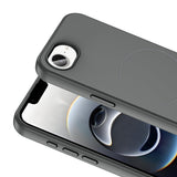 Apple iPhone 17E Kılıf M-safe Şarj Özellikli Sıvı Teknolojili Silinebilir Sert Zore Kivi Kapak
