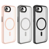 Apple iPhone 17E Kılıf Mat Arka Yüzey Wireless Şarj Özellikli Zore Flet M-safe Kapak