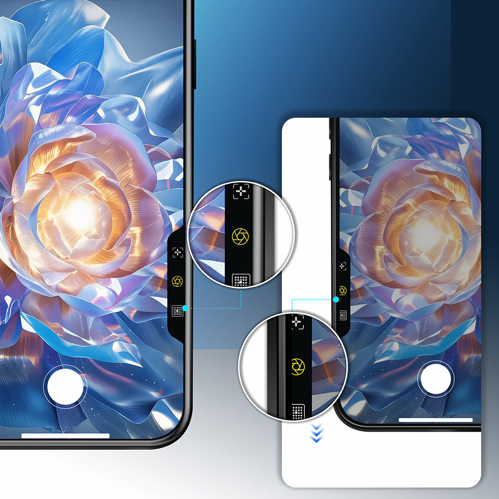 Apple iPhone 17E Mohseven Safir Coating HD Temperli Cam Ekran Koruyucu
