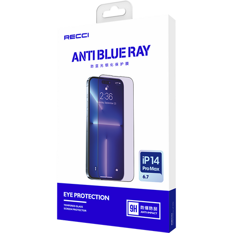 Apple iPhone 17E Recci Anti-Blue Light Cam Ekran Koruyucu