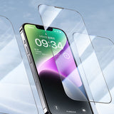 Apple iPhone 17E Wiwu CZ-003 Mavi Işık Teknolojili Hidrofobik ve Oleofobik Parlama Önleyici Cam Ekran Koruyucu