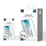 Apple iPhone 17E Wiwu GT-008 Polimer Oleofobik Kaplama Şeffaf Pürüzsüz Temperli Cam Ekran Koruyucu 10'lu Paket