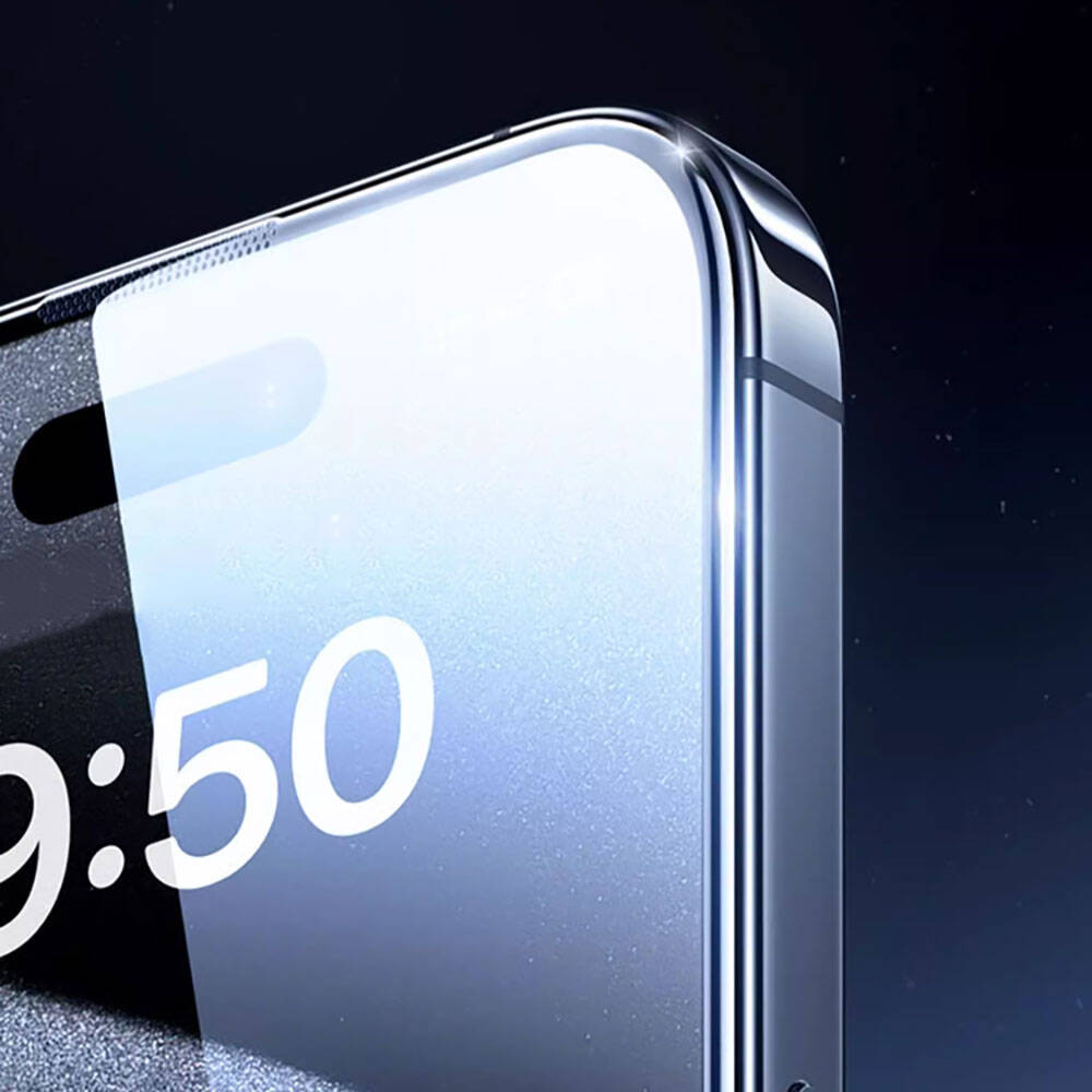 Apple iPhone 17E Wiwu GT-008 Polimer Oleofobik Kaplama Şeffaf Pürüzsüz Temperli Cam Ekran Koruyucu 10'lu Paket