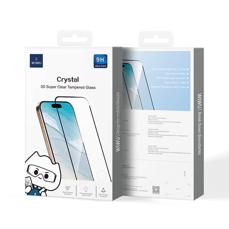 Apple iPhone 17E Wiwu GT-018 Çizilmeye Dayanıklı Temperli Cam Ekran Koruyucu