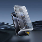 Apple iPhone 17E Wiwu Wi-SQ009 Easy Install iPrivacy 360° Anti-Peep Oleofobik Temperli Cam Ekran Koruyucu + Kolay Uygulama Aparatlı