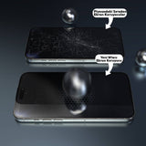 Apple iPhone 17E Wiwu Wi-SQ009 Easy Install iPrivacy 360° Anti-Peep Oleofobik Temperli Cam Ekran Koruyucu + Kolay Uygulama Aparatlı