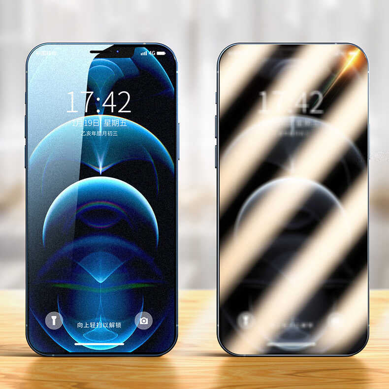 Apple iPhone 17E Zore Fit Hard Mat Privacy Cam Ekran Koruyucu
