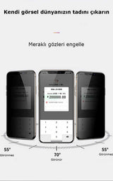 Apple iPhone 17E Zore Kor Privacy Cam Ekran Koruyucu