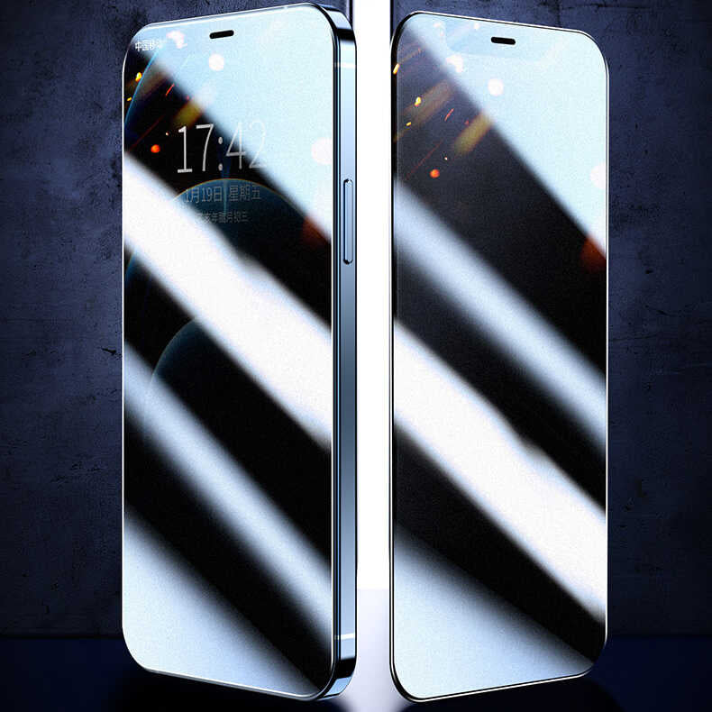 Apple iPhone 17E Zore Rika Premium Privacy Temperli Cam Ekran Koruyucu