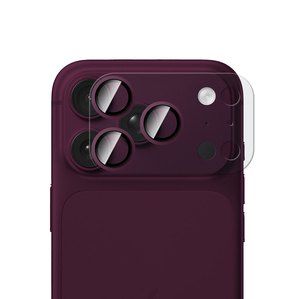 Apple iPhone 18 Pro CaseWorld Alloy Sapphire Safir One-Piece Anti Reflective Safir Kamera Lens Koruyucu