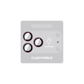 Apple iPhone 18 Pro CaseWorld Alloy Sapphire Safir One-Piece Anti Reflective Safir Kamera Lens Koruyucu