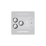 Apple iPhone 18 Pro CaseWorld Alloy Sapphire Safir One-Piece Anti Reflective Safir Kamera Lens Koruyucu