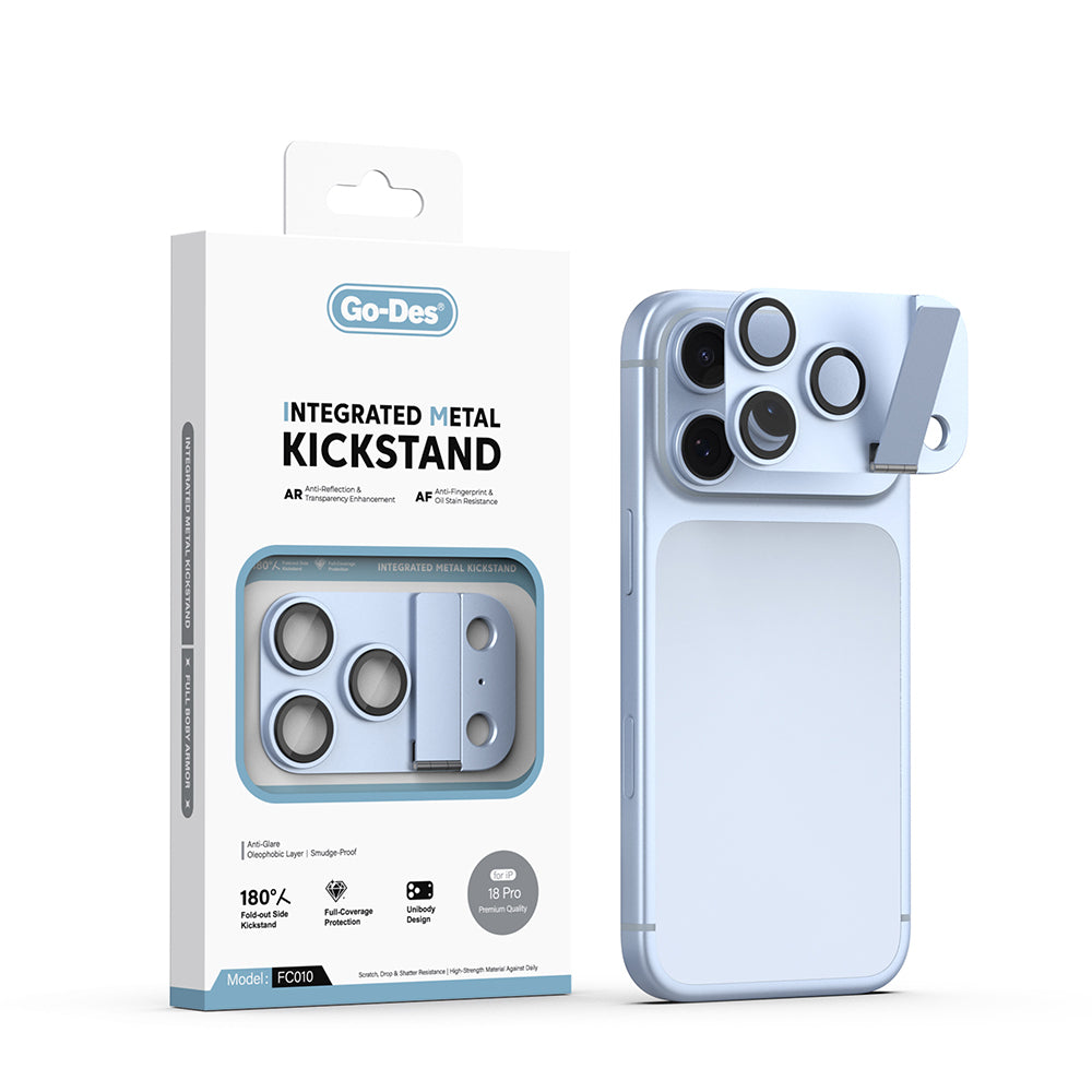 Apple iPhone 18 Pro Go Des CL-23 Anti Reflective Standlı Kamera Lens Koruyucu