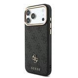 Apple iPhone 18 Pro Guess Orjinal Lisanslı 4G ve Yazı Logolu Kartlıklı Kapak