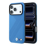 Apple iPhone 18 Pro Kılıf BMW Orjinal Lisanslı M-safe Şarj Özellikli M Logolu Lastik İzi Desenli Kapak