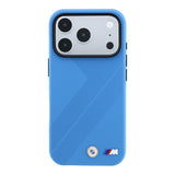 Apple iPhone 18 Pro Kılıf BMW Orjinal Lisanslı M-safe Şarj Özellikli M Logolu Lastik İzi Desenli Kapak