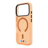 Apple iPhone 18 Pro Kılıf BMW Orjinal Lisanslı M-safe Şarj Özellikli Metal Buton Tasarımlı Buzlu IML Baskılı Kapak