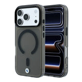 Apple iPhone 18 Pro Kılıf BMW Orjinal Lisanslı M-safe Şarj Özellikli Metal Logolu Buzlu IML Baskılı Kapak