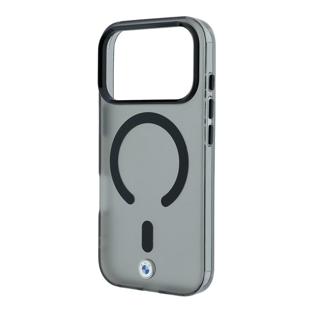 Apple iPhone 18 Pro Kılıf BMW Orjinal Lisanslı M-safe Şarj Özellikli Metal Logolu Buzlu IML Baskılı Kapak