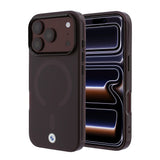 Apple iPhone 18 Pro Kılıf BMW Orjinal Lisanslı M-safe Şarj Özellikli Metal Logolu Buzlu IML Baskılı Kapak