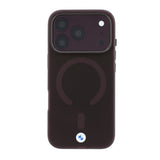 Apple iPhone 18 Pro Kılıf BMW Orjinal Lisanslı M-safe Şarj Özellikli Metal Logolu Buzlu IML Baskılı Kapak