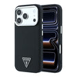 Apple iPhone 18 Pro Kılıf Guess Orjinal Lisanslı M-safe Şarj Özellikli Grained Triangle Kapak