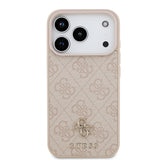 Apple iPhone 18 Pro Kılıf Guess Orjinal Lisanslı M-safe Şarj Özellikli Small 4G Classic Kapak