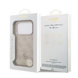 Apple iPhone 18 Pro Kılıf Guess Orjinal Lisanslı M-safe Şarj Özellikli Small 4G Classic Kapak