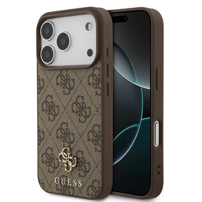 Apple iPhone 18 Pro Kılıf Guess Orjinal Lisanslı M-safe Şarj Özellikli Small 4G Classic Kapak