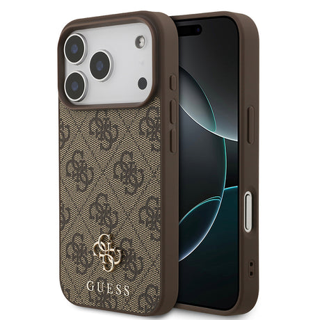 Apple iPhone 18 Pro Kılıf Guess Orjinal Lisanslı M-safe Şarj Özellikli Small 4G Classic Kapak