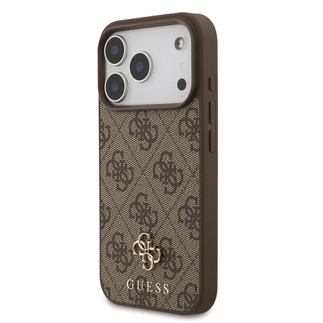Apple iPhone 18 Pro Kılıf Guess Orjinal Lisanslı M-safe Şarj Özellikli Small 4G Classic Kapak
