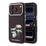 Apple iPhone 18 Pro Kılıf Karl Lagerfeld Orjinal Lisanslı M-Safe Şarj Özellikli K&C Bodies Sketch PU Kapak