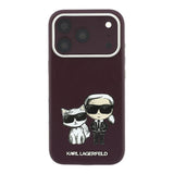Apple iPhone 18 Pro Kılıf Karl Lagerfeld Orjinal Lisanslı M-Safe Şarj Özellikli K&C Bodies Sketch PU Kapak