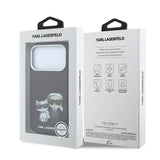 Apple iPhone 18 Pro Kılıf Karl Lagerfeld Orjinal Lisanslı M-Safe Şarj Özellikli K&C Bodies Sketch PU Kapak
